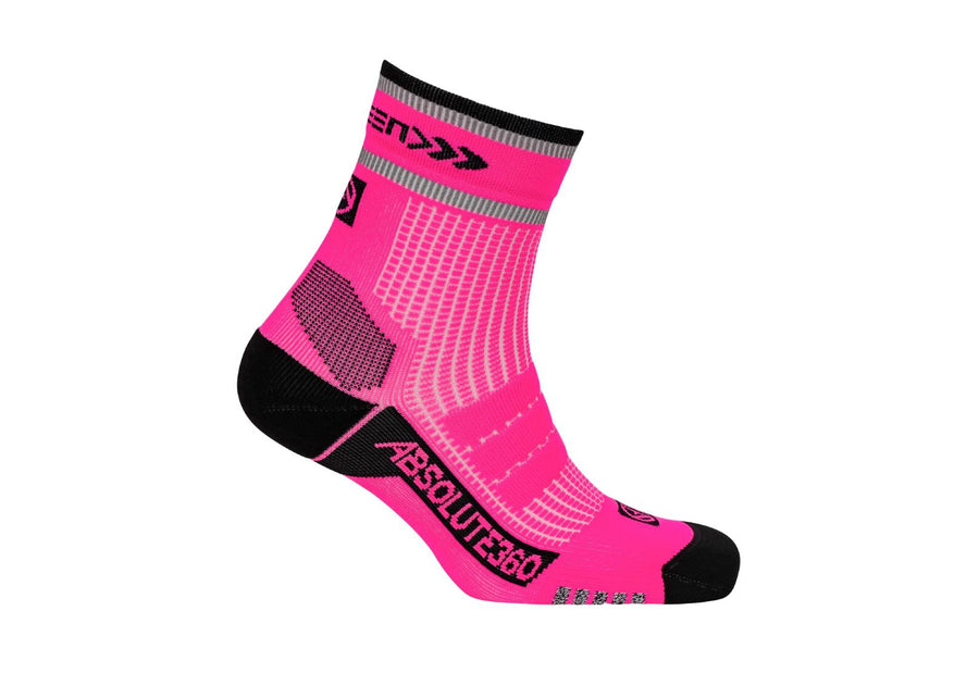 Absolute 360 Be Seen Running Socks, Unisex