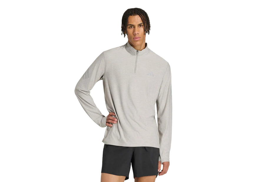 Adidas ADI365/// Zip Up Running Top, Men's