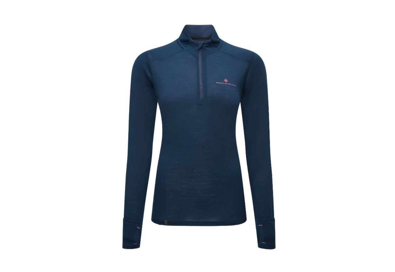 Ron Hill Tech Merino 1/2 Zip, Women's