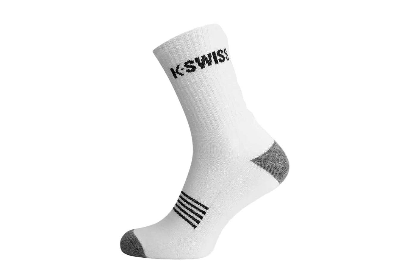 K-Swiss AC 3 Pack Crew Socks, Men's